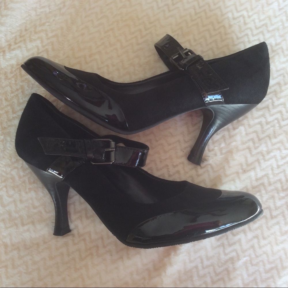 Franco Sarto Black Mary Jane Rafaela Pumps Size 6M